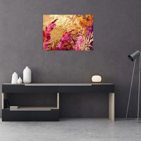 Obraz - Abstrakcyjny obraz kwiatów II. (70x50 cm)