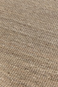 Dywan naturalny jutowy ręcznie tkany Boucle brązowo-szary 60 cm x 90 cm