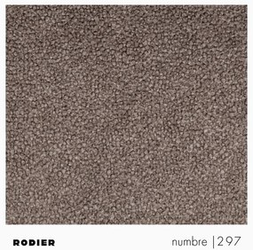 Brązowy podnóżek z materiału bouclé Mirel – Rodier