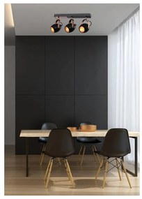 Czarna lampa sufitowa 13x46 cm Anica – Candellux Lighting