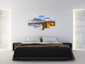 Obraz klifów morskich (125x70 cm)