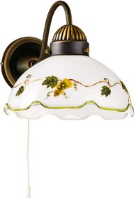 Kolarz 731.61.110 - Kinkiet NONNA 1xE27/75W/230V w kolorze bordowym