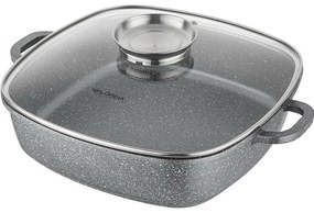 Florina Aluminiowa brytfanna z pokrywką aromatyzującą Lava 3,5 l, 28 × 28 × 7,5 cm