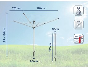 Leifheit LinoLift 500 suszarka zewnętrzna 85359