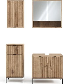 Zestaw mebli łazienkowych viking oak 70x45x63 eliza