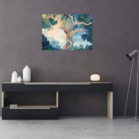Obraz – Kosmiczne drzewo (70x50 cm)