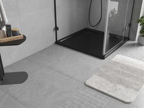 Mexen Flow brodzik kwadratowy slim 80 x 80 cm, czarny mat - 46S708080