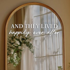 Naklejka na lustro S14 – And they lived happily ever after