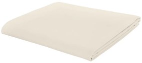 Kremowe prześcieradło z perkalu 180x260 cm Easy Iron Percale – Catherine Lansfield