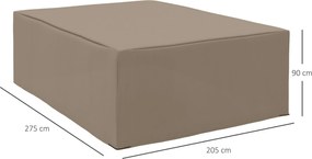 Outsunny Pokrowiec na meble ogrodowe mrozoodporny wodoodporny tkanina Oxford 275 x 205 x 90 cm Beżowy | Aosom PL