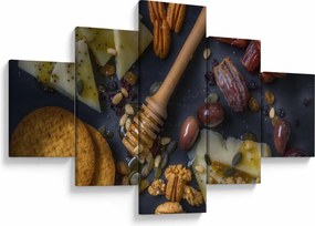 Obraz z suszonymi owocami (125x70 cm)