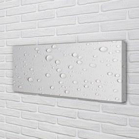 Obraz na płótnie Krystaliczne Krople w Zbliżeniu