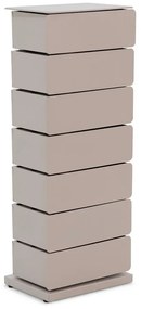 Szarobeżowa metalowa komoda 37x98,5 cm Joey – Spinder Design