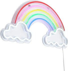 Neonowa lampa ścienna Multicolor z LED - Rainbow