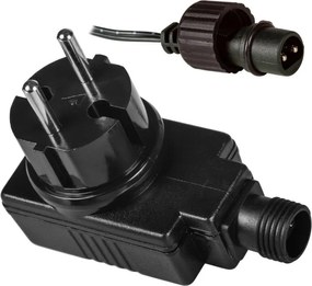 Świąteczne LED oświetlenie - 60 m, 600 LED, zimna biel