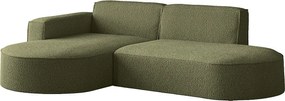 Narożnik Parma Studio, do salonu, tkanina Quelle, lewy, zielony (38)