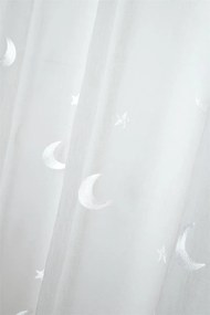 Firana z motywem księżyca 140 x 260 cm