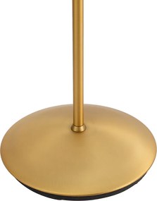 Nowoczesna lampa podłogowa brązowa z LED, 3-stopniowa, ściemnialna, ładowalna - Waldorf