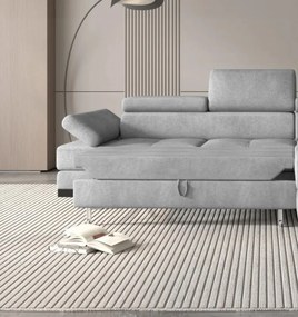 Narożnik EMPORIO L Prawostronny z funkcją spania Prawostronny w ktaninie SERENO 692 WERSAL