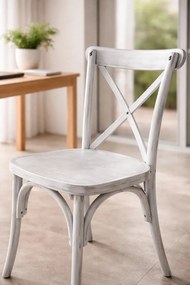 Krzeso polipropylenowe Altea z efektem drewna