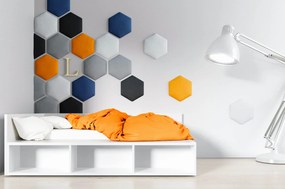Panel Ścienny Tapicerowany Heksagon Plaster Miodu