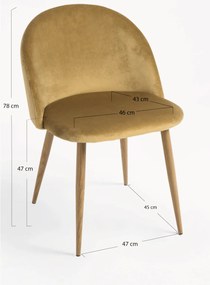 Silla Vint Terciopelo