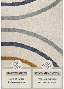 Kremowy dywan dziecięcy 120x170 cm Double Rainbow – Hanse Home