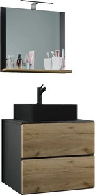 3 szt umywalka meble łazienkowe Lendas 60 cm M