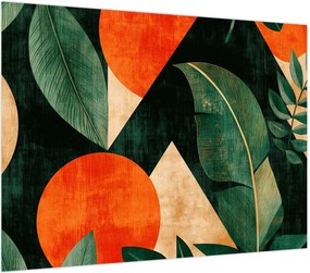 Obraz - Geometryczne motywy naturalne II. (70x50 cm)