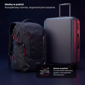 Plecak młodzieżowy wielofunkcyjny Diablo Prime Burned Black