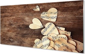 Szklany Panel Muzyka płynąca z Serca