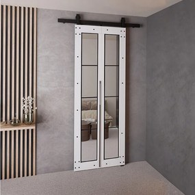 Drzwi Przesuwne QUDIO M6 Biały 60