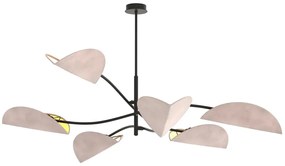 Szara minimalistyczna lampa wisząca - M131-Urdom