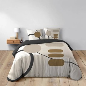 Beżowa bawełniana pościel dwuosobowa 240x220 cm Santana – douceur d'intérieur