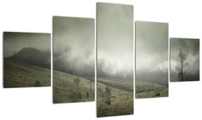 Obraz krajobrazu przed burzą (125x70 cm)
