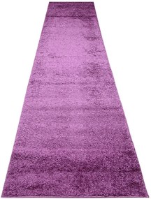 Fioletowy chodnik dywanowy typu shaggy E6-F40