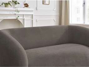 Szarobrązowa sofa z tkaniny szenilowej 160 cm Celine – Bobochic Paris