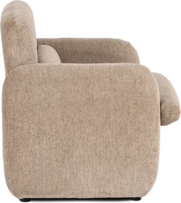 Ciemnobeżowy fotel wypoczynkowy do pokoju N3-R82