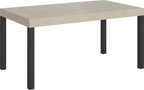 Stół rozkładany 160/264x90 cm Everyday kaszmir nogi antracytowe