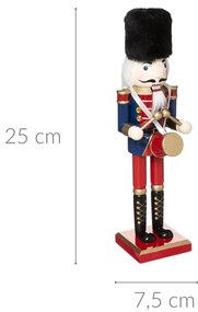 Figurka dziadek do orzechów, drewno, 25 cm