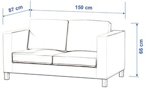 Pokrowiec na sofę Karlanda 2-osobową nierozkładaną, krótki