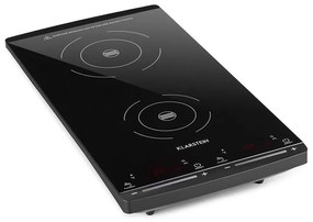 Klarstein VariCook 2900W Kuchenka Indukcyjna 2 Strefy Gotowania Ciemnoszary