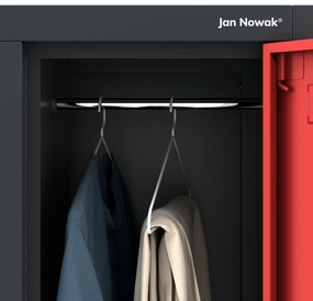 Szafka socjalna ubraniowa BHP 6-drzwiowa: IGOR, 900 x 1850 x 450 mm