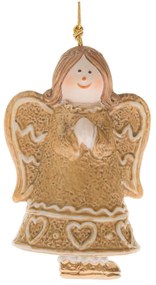 Ozdoba świąteczna ceramiczna 8 cm Angel – Dakls
