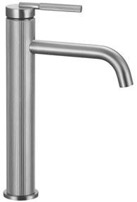 Bateria Umywalkowa REA Argon Nikiel Szczotkowany Wysoka