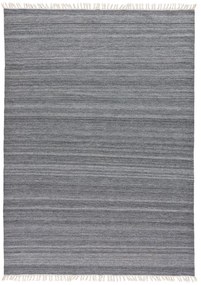 Ciemnoszary dywan zewnętrzny z tworzywa z recyklingu Universal Liso, 160x230 cm