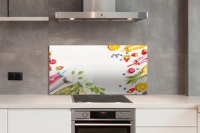 Szklany Panel Zielony Koktajl Szpinakowy