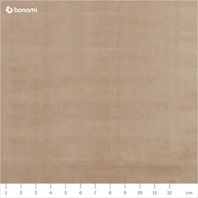 Beżowa aksamitna sofa Cosmopolitan Design Bali