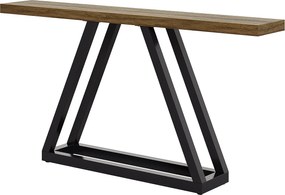 Wąski stolik konsolowy o długości 160 cm – idealny jako stolik pod sofę za kanapą, nowoczesny design do stref wejściowych