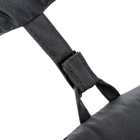 Outsunny Materac na Leżak z Zagłówkiem Szary Zdejmowany Pokrowiec Wygodny Wypoczynek 198x53x5cm | Aosom PL